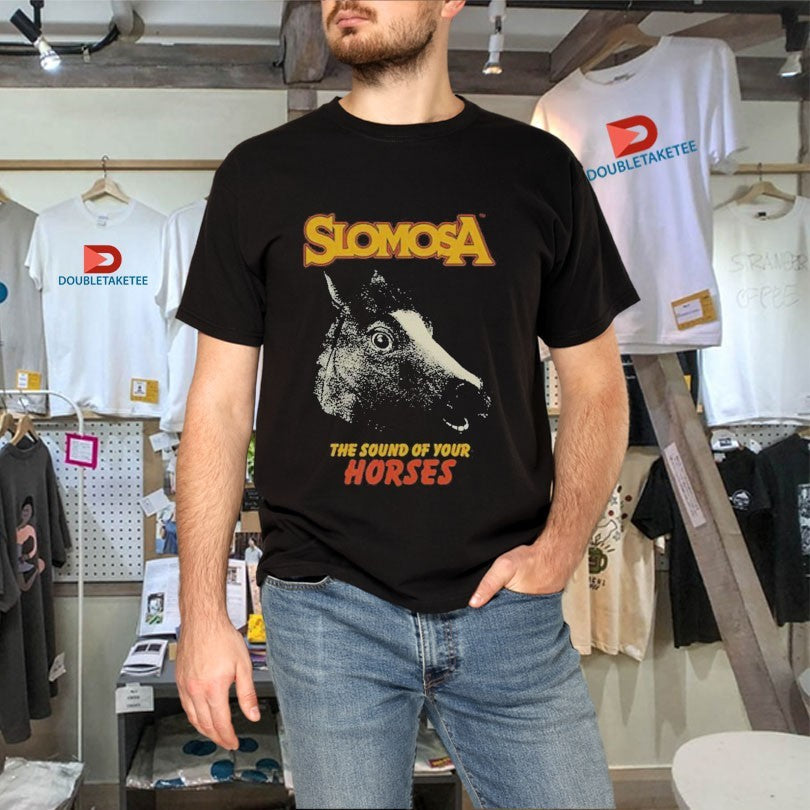 Official Slomosa The Sound Of Your Horses Mask Shirts Unisex , , , Long Sleeve Tee