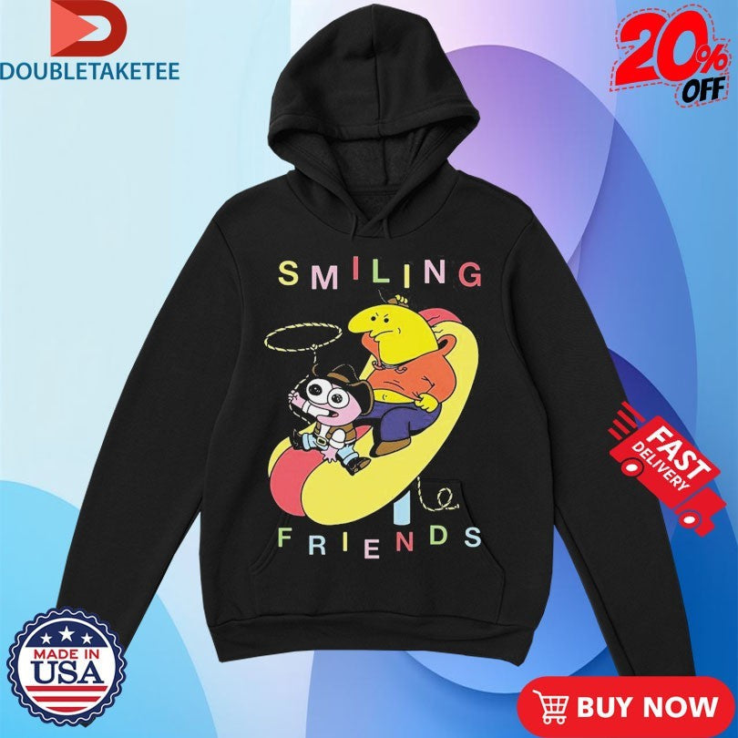 Official Smiling Friends Rodeo Hot Dog Cowboy Shirts Unisex , , , Long Sleeve Tee