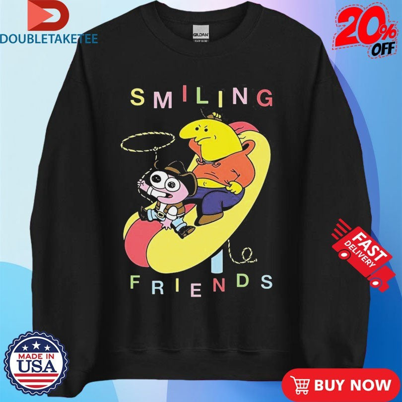 Official Smiling Friends Rodeo Hot Dog Cowboy Shirts Unisex , , , Long Sleeve Tee