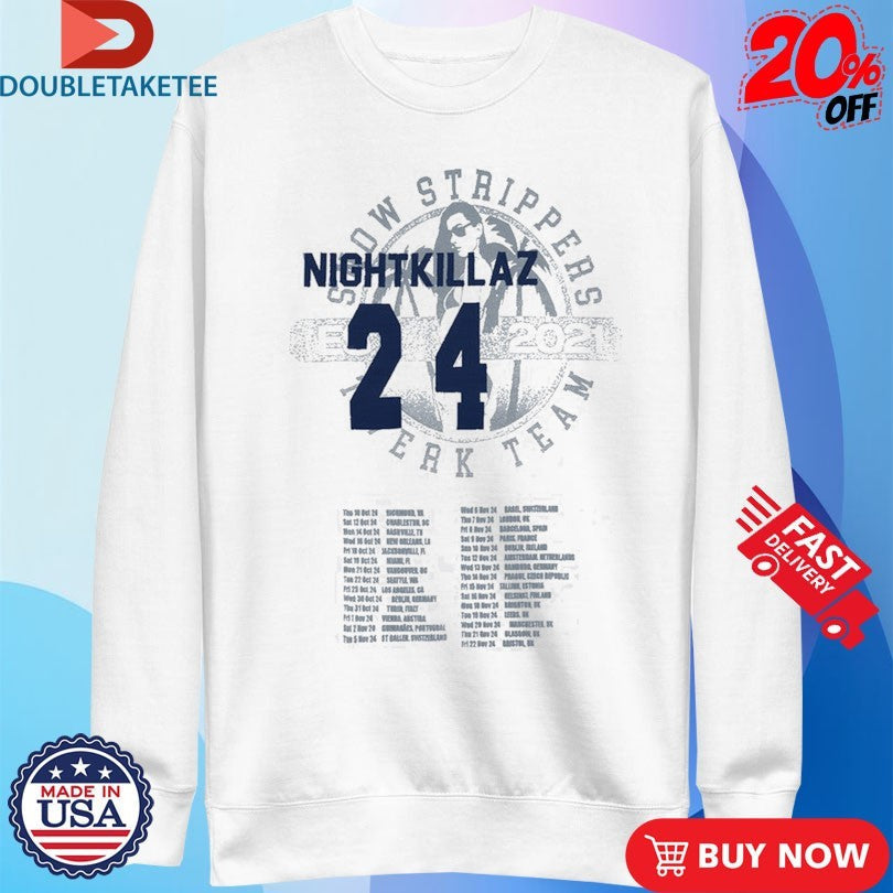 Official Snow Strippers Night Killaz Est 2021 Shirts Unisex , , , Long Sleeve Tee