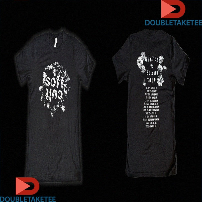 Official Softcult 2025 Uk Eu Winter Tour Dates Shirts Unisex , , , Long Sleeve Tee