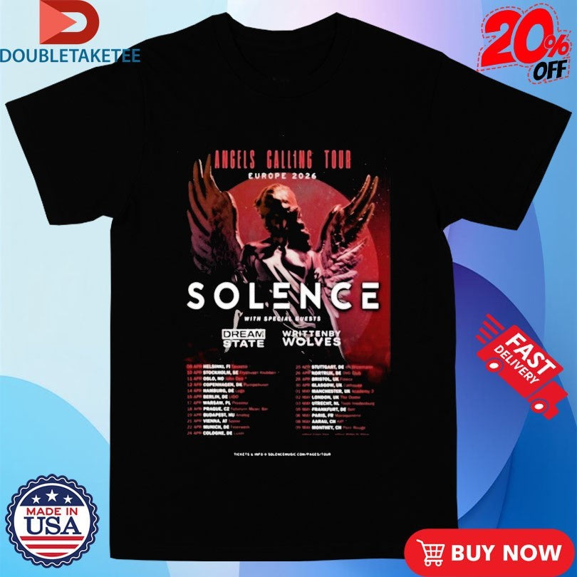 Official Solence UK Dates For Spring 2026 Headline Tour Shirts Unisex , , , Long Sleeve Tee