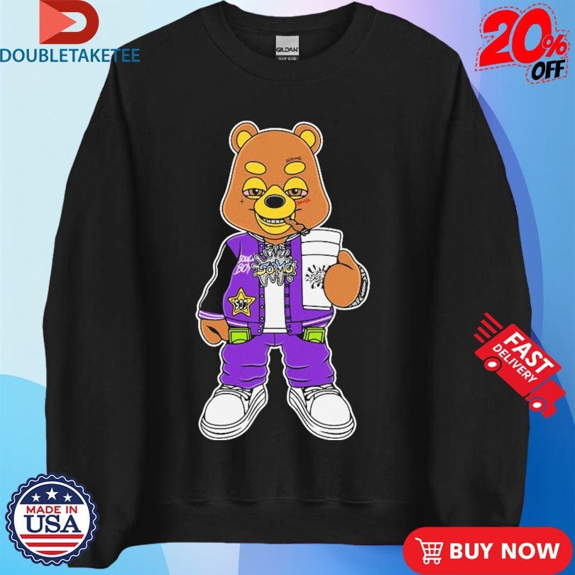 Official Soulja Boy Bear Cigarettes Shirts Unisex , , , Long Sleeve Tee