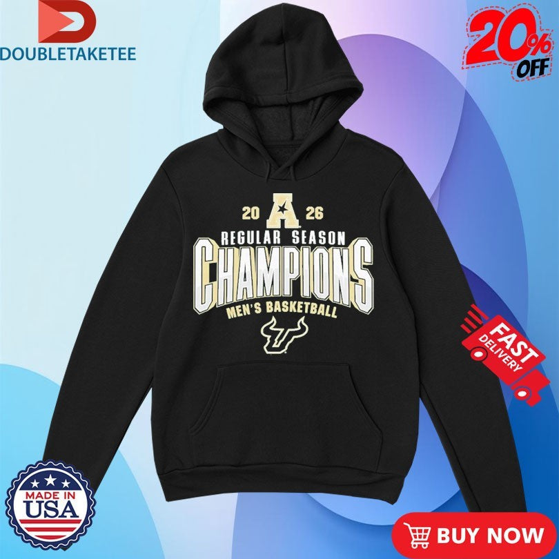 Official South Florida Bulls 2026 AAC Men’s Basketball Regular Season Champions Shirts Unisex , , , Long Sleeve Tee