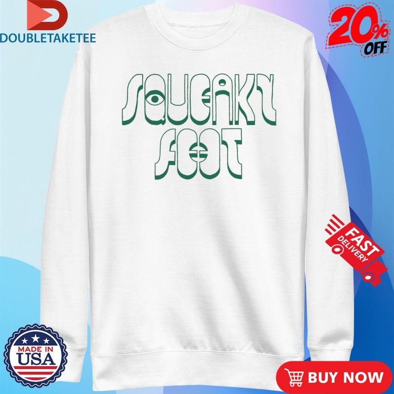 Official Squeaky Feet Green Squeaky Feet Logo Shirts Unisex , , , Long Sleeve Tee