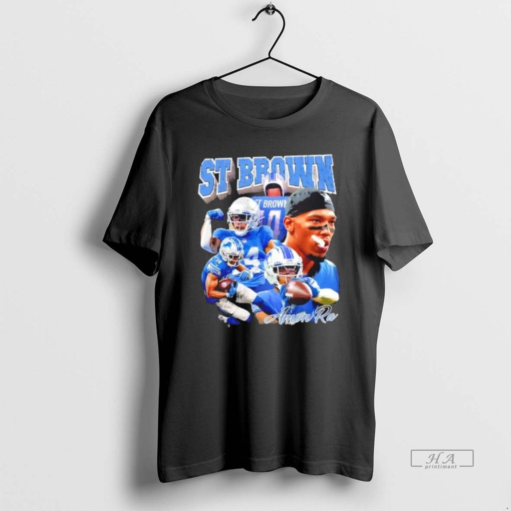 Official St Brown Amon Ra Detroit Lions Football Graphic