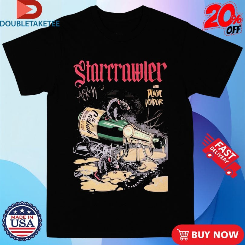 Official Starcrawler Jan 1 2 2026 San Diego, CA Rats Shirts Unisex , , , Long Sleeve Tee