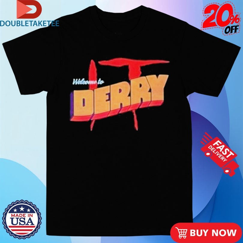 Official Stephen King Pennywise It Welcome To Derry Horror Shirts Unisex , , , Long Sleeve Tee