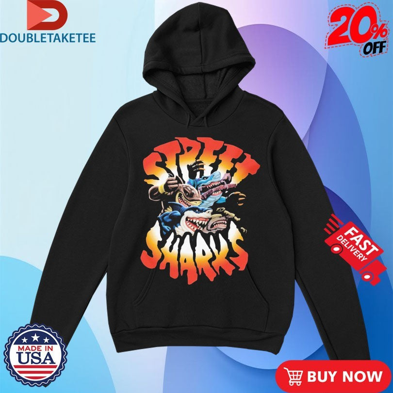 Official Street Sharks Logo Shirts Unisex , , , Long Sleeve Tee