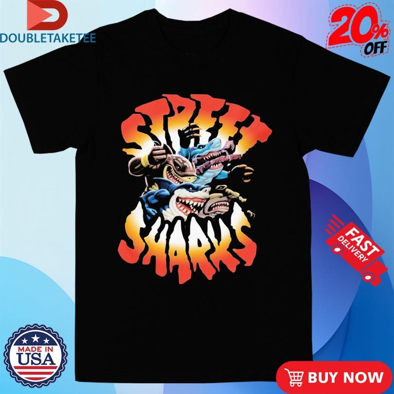 Official Street Sharks Logo Shirts Unisex , , , Long Sleeve Tee