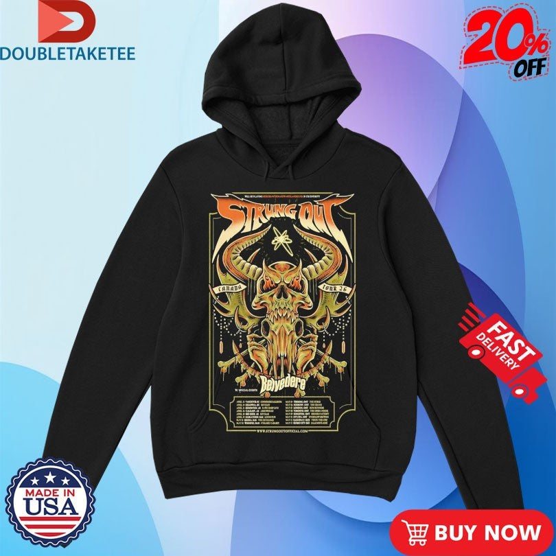 Official Strung Out Canada 2026 Tour Dates Shirts Unisex , , , Long Sleeve Tee