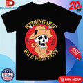Official Strung Out Wild West Skull Shirts Unisex , , , Long Sleeve Tee