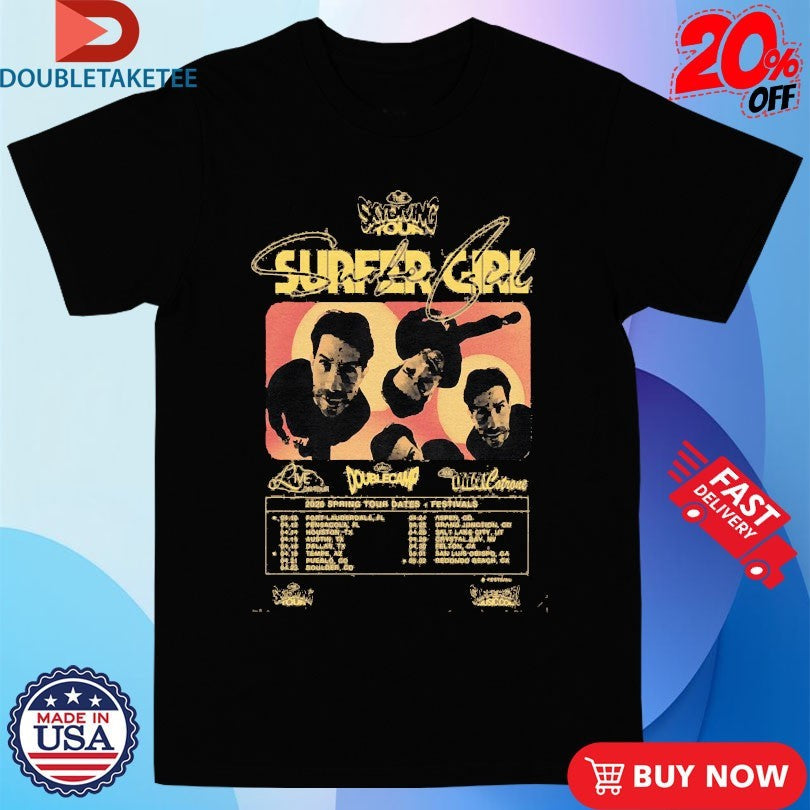 Official Surfer Girl The Skydiving Tour 2026 Shirts Unisex , , , Long Sleeve Tee