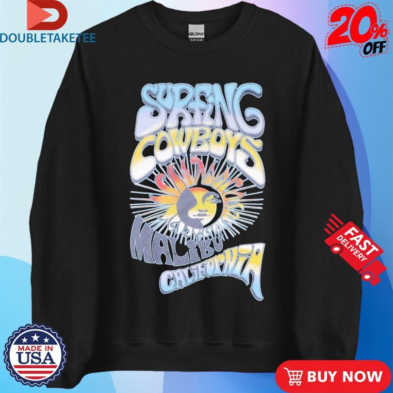 Official Surfing Cowboys Malibu California Lowrider Sun Shirts Unisex , , , Long Sleeve Tee