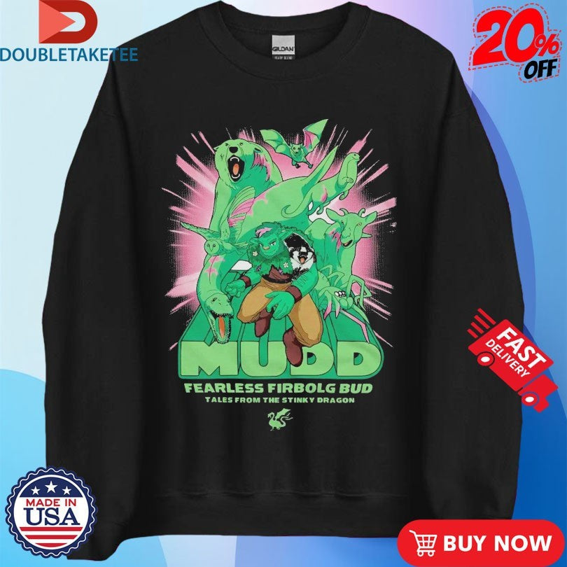 Official Tales From The Stinky Dragon His Name Is Mudd Fearless Firbolg Bud Shirts Unisex , , , Long Sleeve Tee