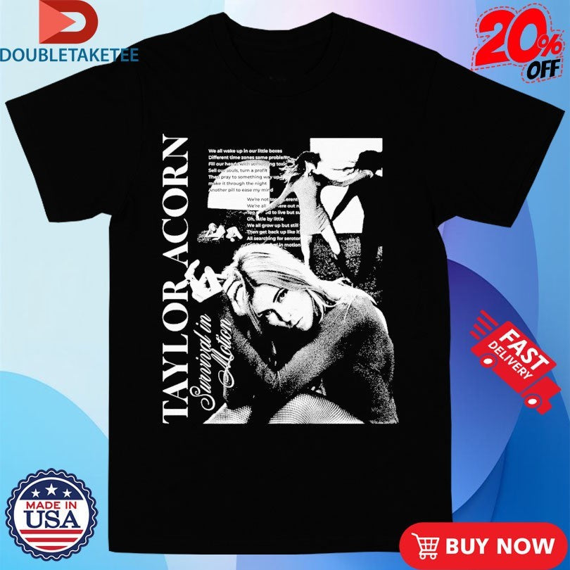 Official Taylor Acorn Survival In Motion Album Collage Shirts Unisex , , , Long Sleeve Tee