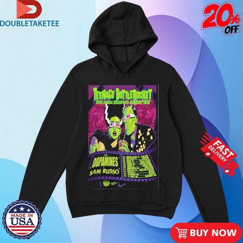 Official Teenage Bottlerocket 2026 US Tour Shirts Unisex , , , Long Sleeve Tee