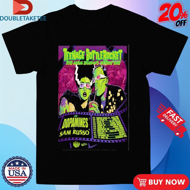 Official Teenage Bottlerocket 2026 US Tour Shirts Unisex , , , Long Sleeve Tee