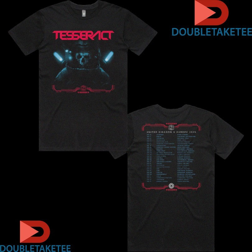 Official Tesseract Skull Astronaut US &amp; EU Tour 2025 Dates Shirts Unisex , , , Long Sleeve Tee