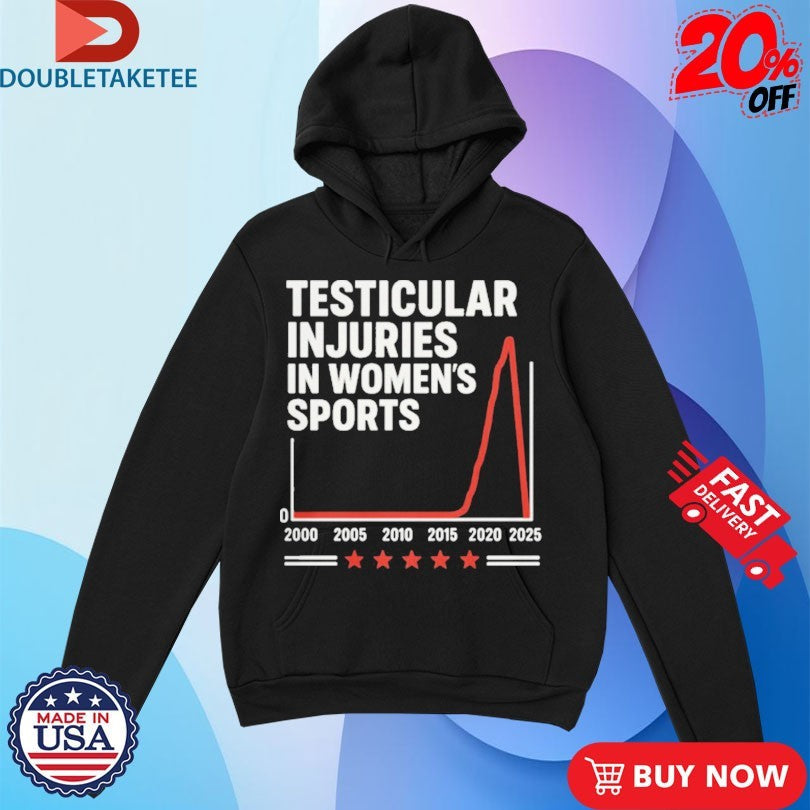 Official Testicular Injuries In Women’s Sports 2000-2025 Shirts Unisex , , , Long Sleeve Tee