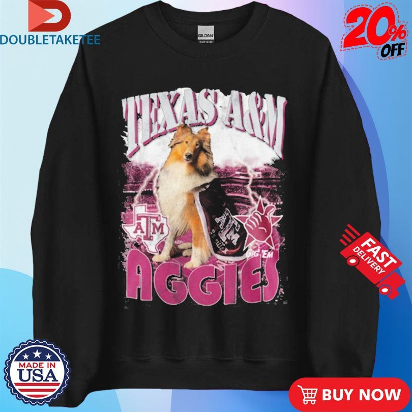 Official Texas A&amp;M Aggies Gig ‘Em Mascot Shirts Unisex , , , Long Sleeve Tee