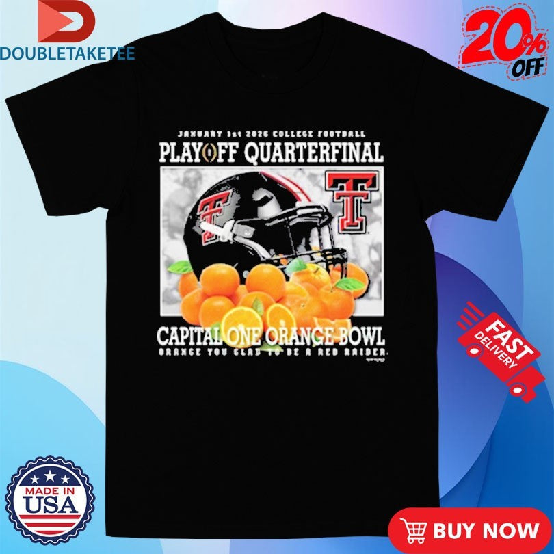 Official Texas Tech Red Raiders CFP Play Off Quarterfinal 2026 Orange Bowl Shirts Unisex , , , Long Sleeve Tee