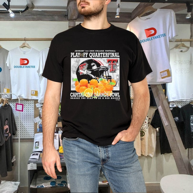 Official Texas Tech Red Raiders CFP Play Off Quarterfinal 2026 Orange Bowl Shirts Unisex , , , Long Sleeve Tee