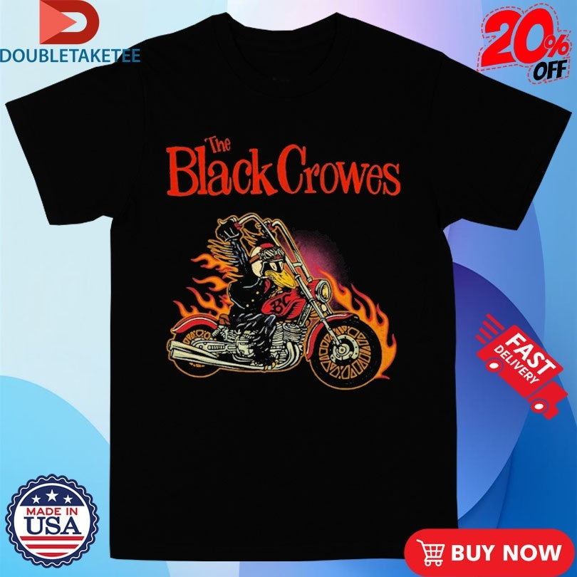 Official The Black Crowes Motorcycle Flame Shirts Unisex , , , Long Sleeve Tee