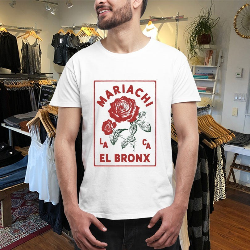 Official The Bronx Mariachi El Bronx De La Rose Shirts Unisex , , , Long Sleeve Tee
