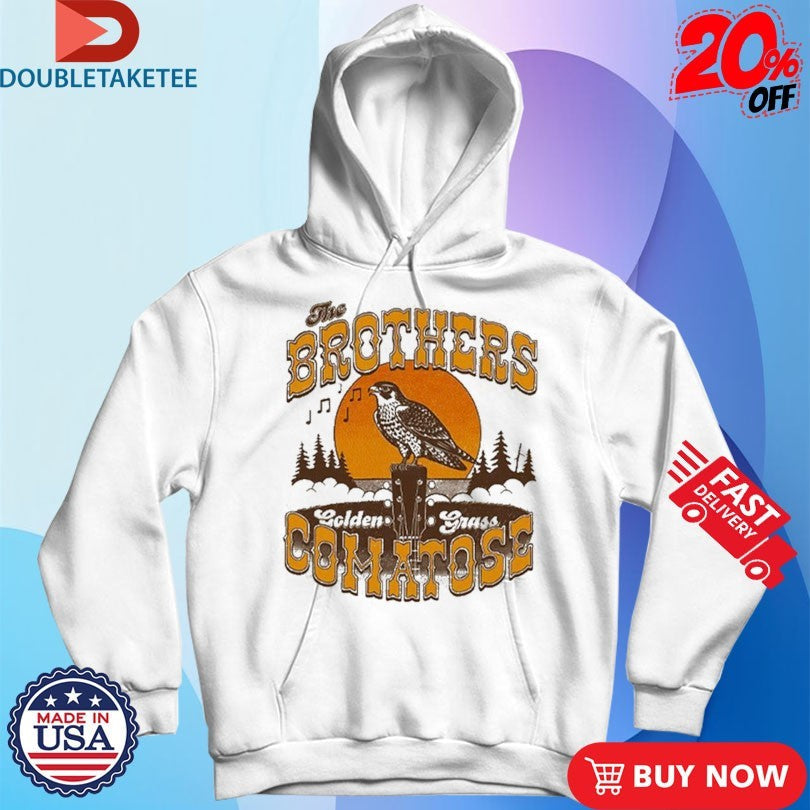 Official The Brothers Comatose Golden Grass Guitar Bird Shirts Unisex , , , Long Sleeve Tee
