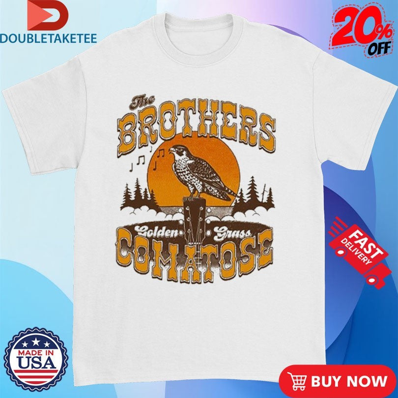 Official The Brothers Comatose Golden Grass Guitar Bird Shirts Unisex , , , Long Sleeve Tee