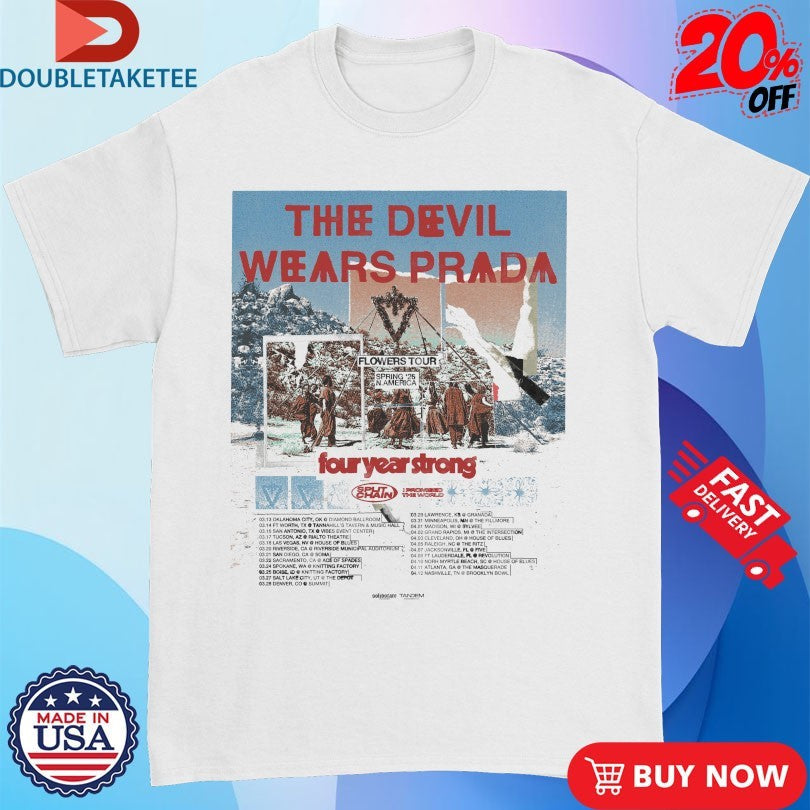 Official The Devil Wears Prada Spring USA Tour 2026 Dates Shirts Unisex , , , Long Sleeve Tee