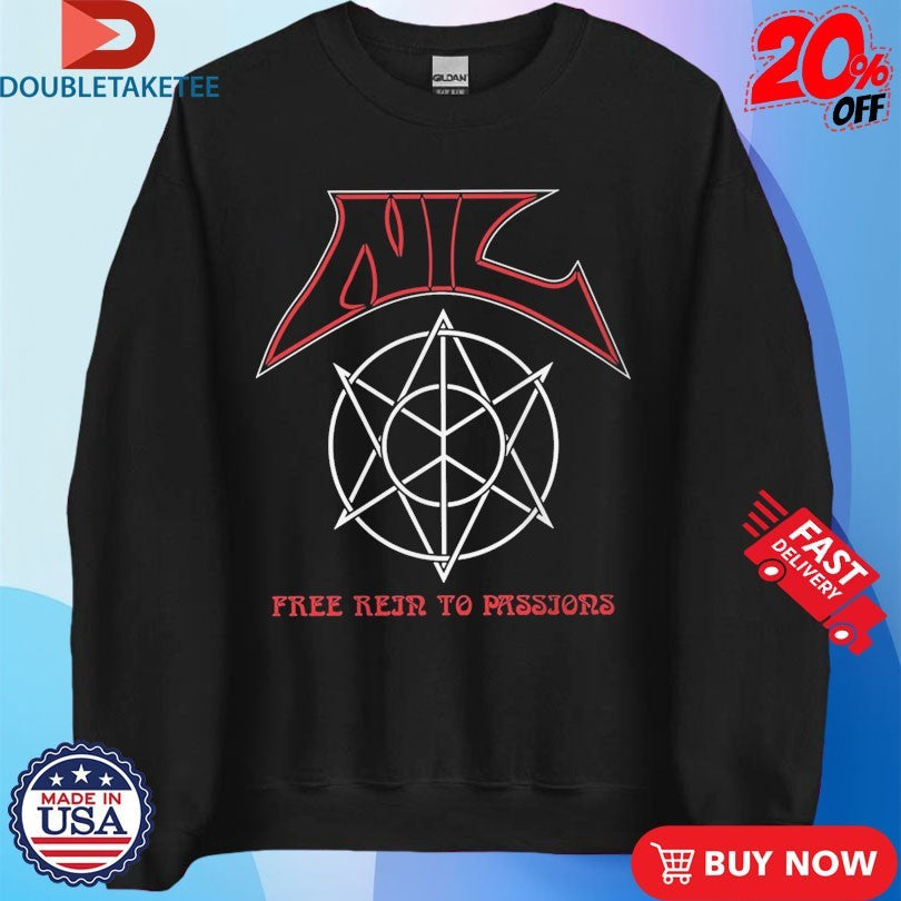 Official The Dirty Nil Free Rein To Passions Hexagram Shirts Unisex , , , Long Sleeve Tee