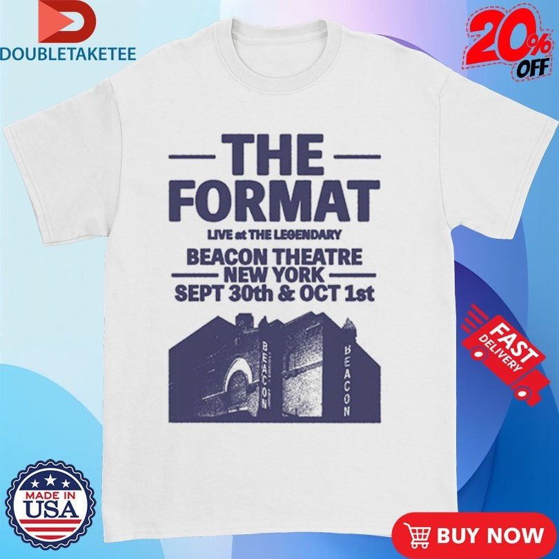 Official The Format Beacon Theatre New York Sept 30th Oct 1st Shirts Unisex , , , Long Sleeve Tee