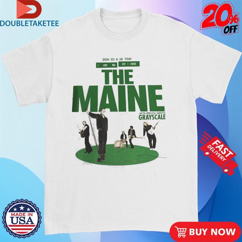 Official The Maine 2026 EU And UK Tour I Love You But I Chose Shirts Unisex , , , Long Sleeve Tee