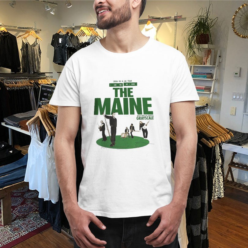 Official The Maine 2026 EU And UK Tour I Love You But I Chose Shirts Unisex , , , Long Sleeve Tee