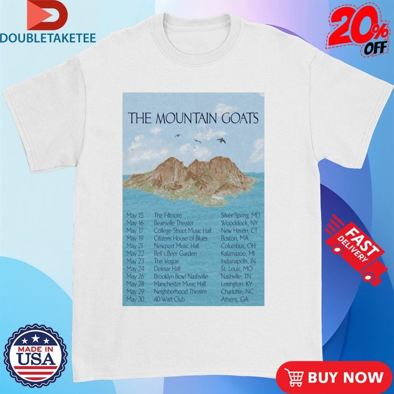 Official The Mountain Goats Tour May 2026 Shirts Unisex , , , Long Sleeve Tee