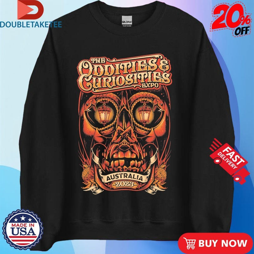 Official The Oddities &amp; Curiosities Expo Australia 2023 Shirts Unisex , , , Long Sleeve Tee