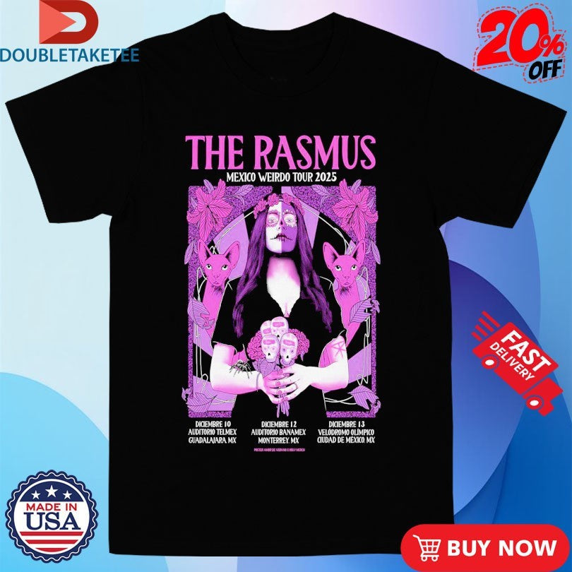 Official The Rasmus Mexico Weirdo Tour 2025 Shirts Unisex , , , Long Sleeve Tee