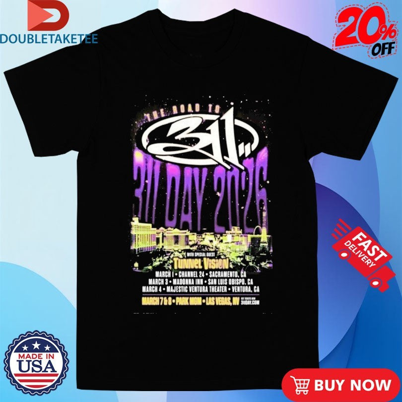 Official The Road To 311 Day March 2026 Shirts Unisex , , , Long Sleeve Tee