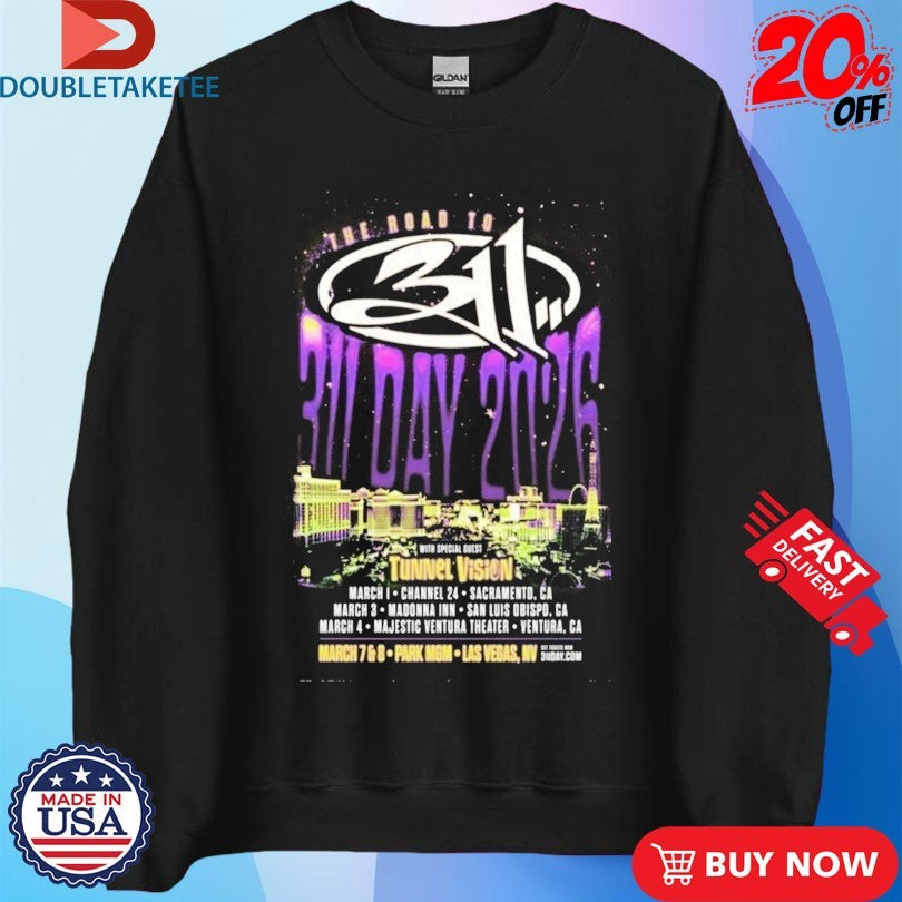 Official The Road To 311 Day March 2026 Shirts Unisex , , , Long Sleeve Tee