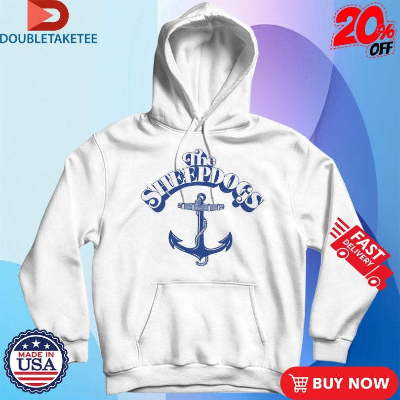 Official The Sheepdogs Anchor Shirts Unisex , , , Long Sleeve Tee