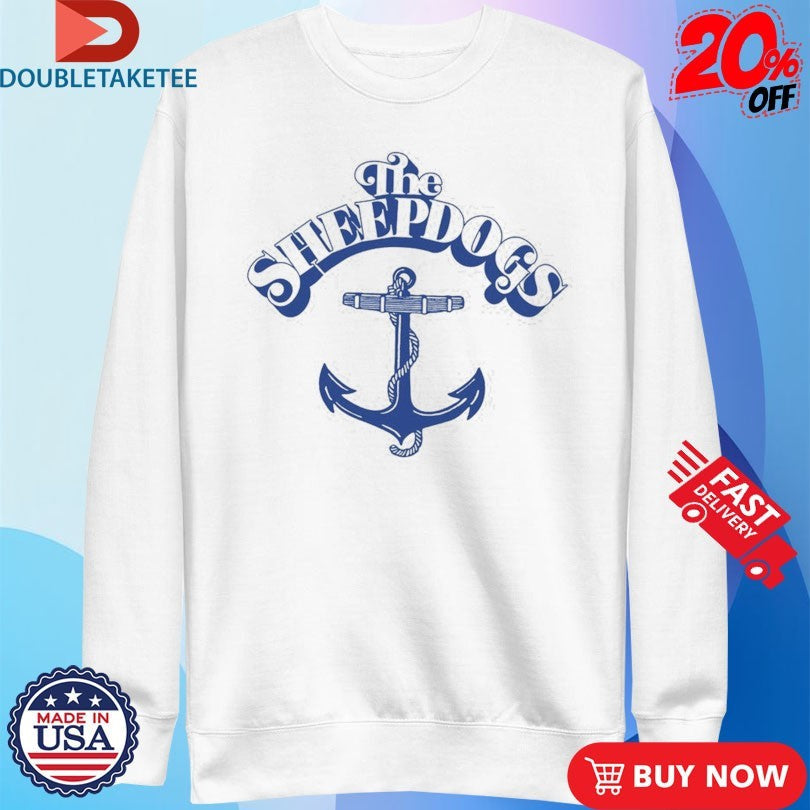 Official The Sheepdogs Anchor Shirts Unisex , , , Long Sleeve Tee