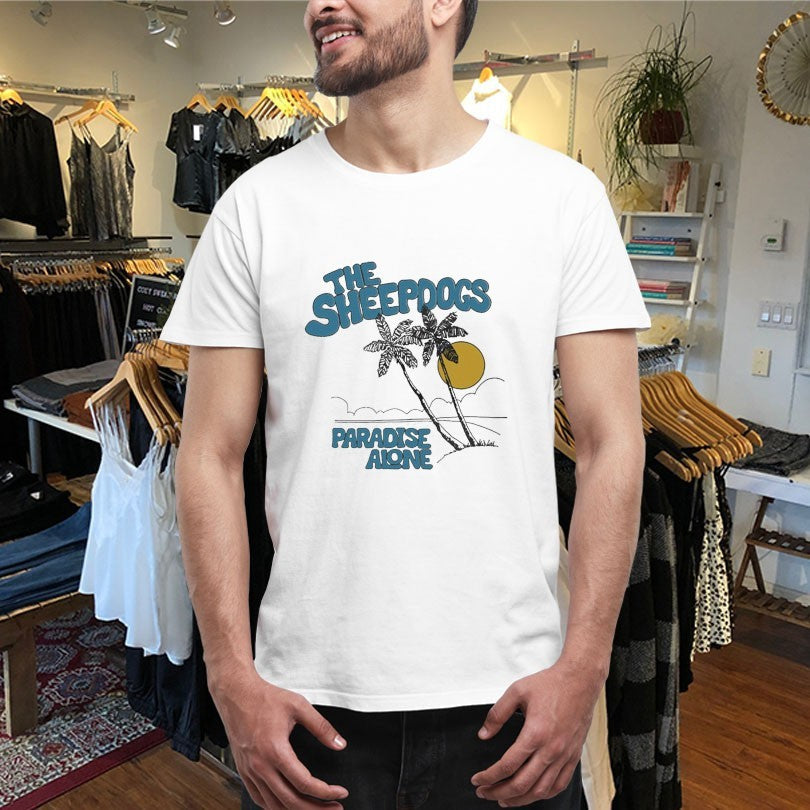 Official The Sheepdogs Paradise Alone Beach Shirts Unisex , , , Long Sleeve Tee