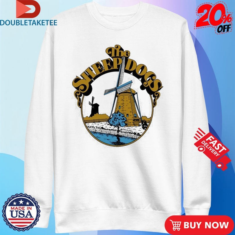 Official The Sheepdogs Windmill Shirts Unisex , , , Long Sleeve Tee