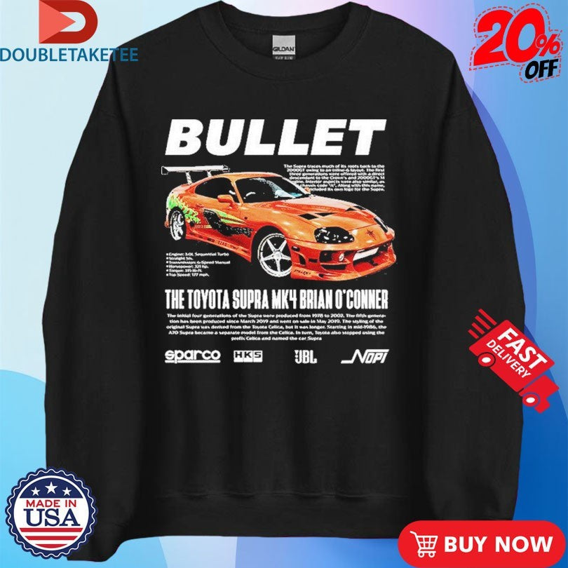 Official The Toyota Supra Mk4 Brian O’Conner Shirts Unisex , , , Long Sleeve Tee