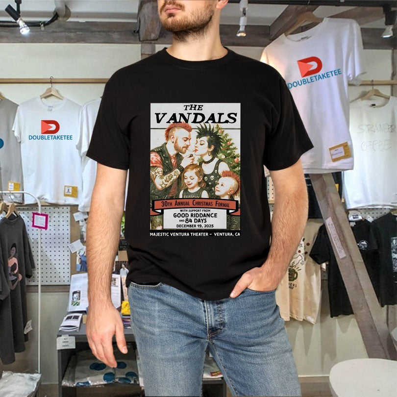 Official The Vandals December 19 2025 Majestic Ventura Theater in Ventura CA Shirts Unisex , , , Long Sleeve Tee
