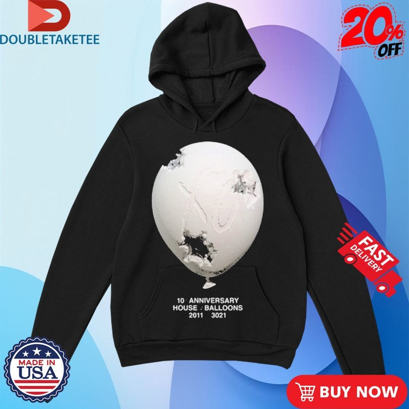 Official The Weeknd X Daniel Arsham House Of Balloons 10 Year Shirts Unisex , , , Long Sleeve Tee