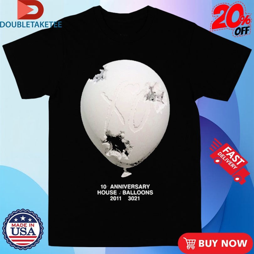 Official The Weeknd X Daniel Arsham House Of Balloons 10 Year Shirts Unisex , , , Long Sleeve Tee
