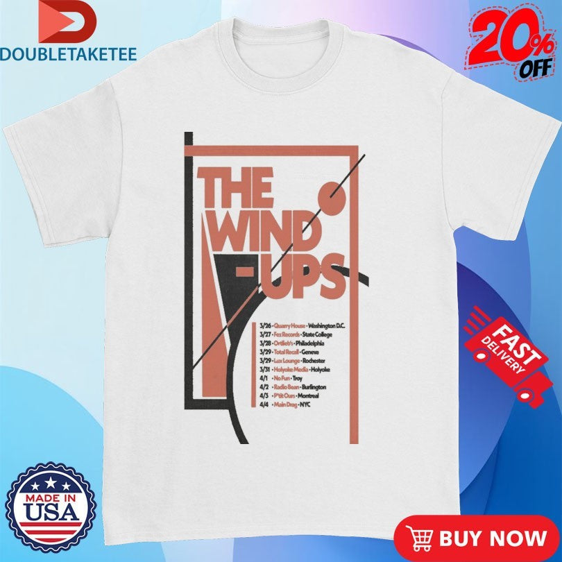 Official The Wind-Ups Tour 2026 Dates Shirts Unisex , , , Long Sleeve Tee